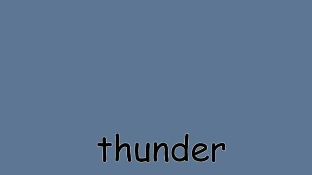 English Vocabulary - Weather