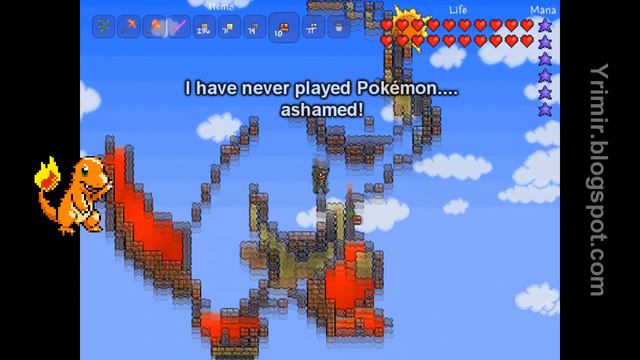 Terraria Pixel art 3 - Giant Charmander