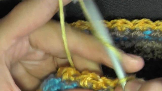 Crochet Slouch Hat with brim - Moss Stitch Slouch Hat Tutorial Pt 2 - (Crunch Stitch)