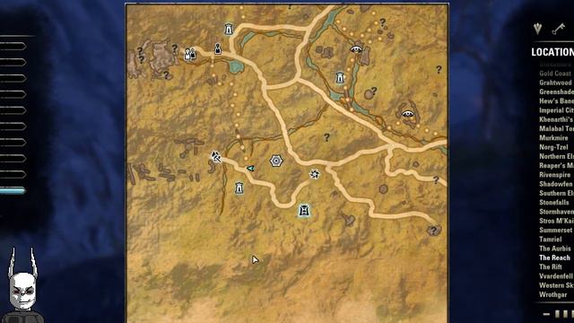 The Reach Treasure Map [Elder Scrolls Online] ESO