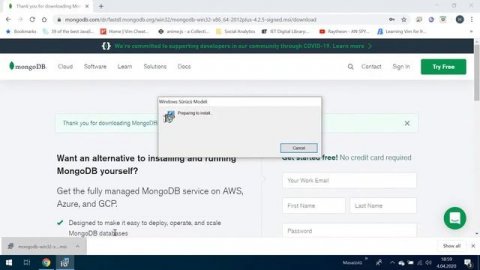 MongoDB Veritabanı Sunucusu Kurulumu - Windows