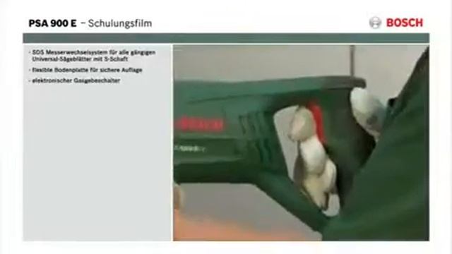 Pila ocaska PSA 900 E - training video (DE)