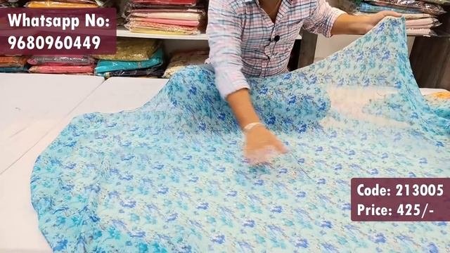 #213 New Chiffon Sarees | Chitra Fashions #dailywearsaree #jaipurichiffon saree #rajasthanisaree