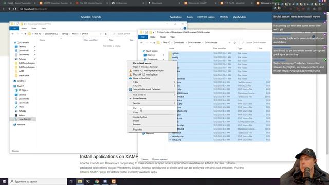 Learn how to setup a Vulnerable Web App (DVWA) on Windows 10 - October 2020 update.