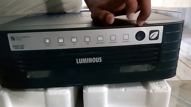 Luminous 1050 Eco Watt + inverter (Home Ups) Unboxing
