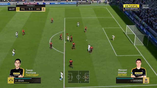 FIFA 19. SPL: UТ. Четвертьфиналы. Т. Рахишов (Павлодар) - М. Шнайдт (Ақтөбе)