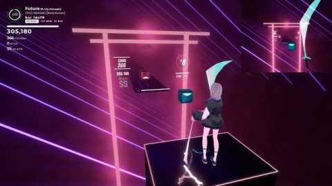 【BeatSaber】練習中!【低スペックPCとOculus Quest 2だけでトラッキング】