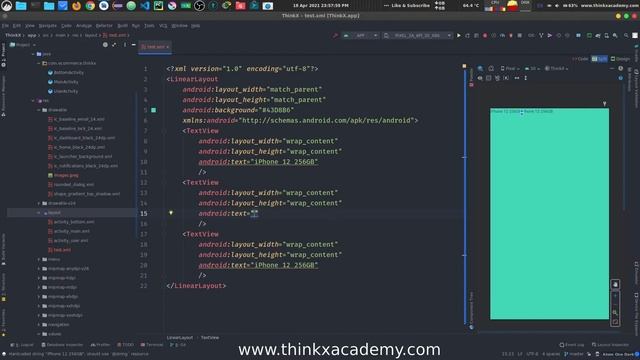 Linear Layout Android XML for Beginners | Android App Development