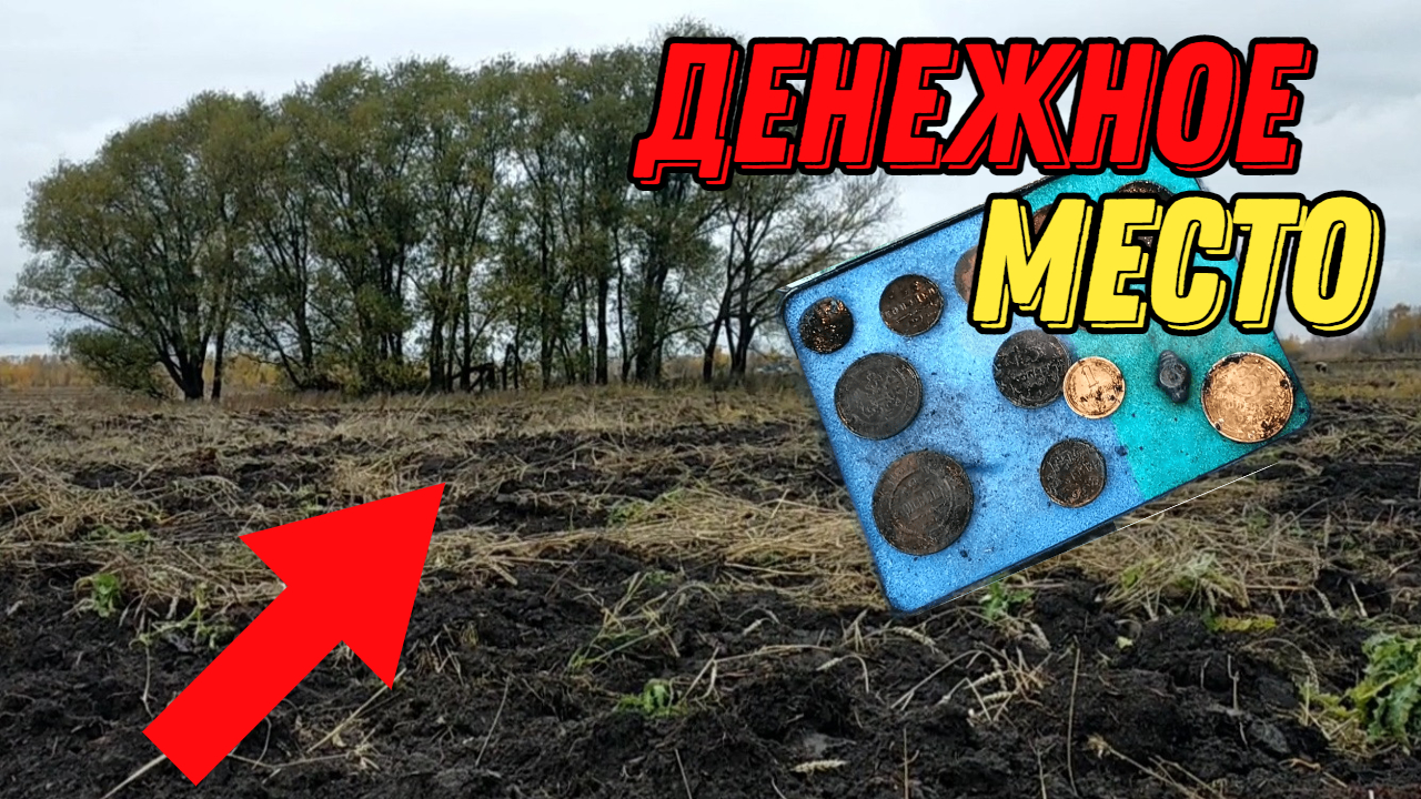 Коп МОНЕТ! Трактор распахал УРОЧИЩЕ, а мы тут как тут!
