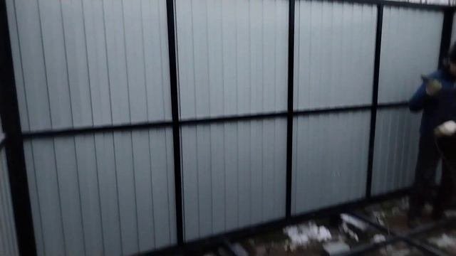 Хозблок 4х2 метра сборно сварной, зелёный.
