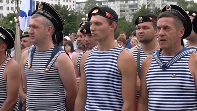 День военно-морского флота широко отметили и в сухопутном Старом Осколе
