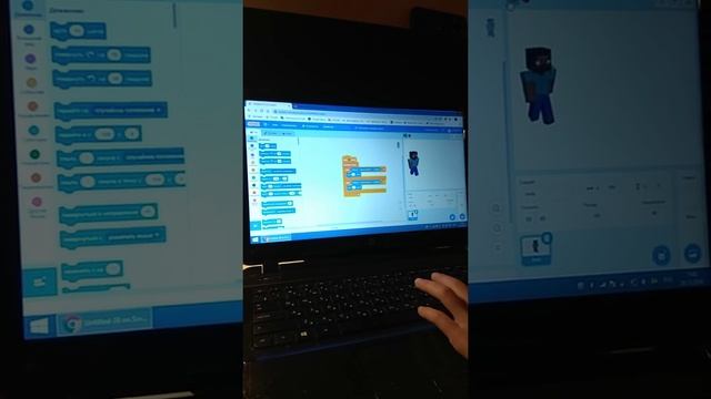 Scratch делаем игру похоже на Minecraft