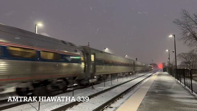 A short Railfanning at Mayfair Ft Metra F40’s, double headers, and more! 1/26/23