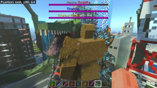 Biollante Monsterverse Addon (Beta) Godzilla and Kong Addon MCPE in Minecraft PE - MMCRAFT TV #3