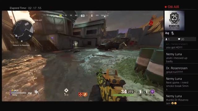 Firebase Z weapon and player level up