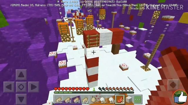 #MINECRAFT. ПАРКУР КАРТА ДЛЯ МАЙНКРАФТ ПЕ:-)