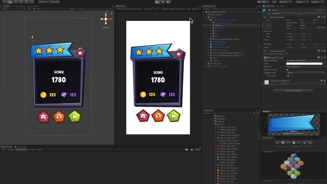 How To Use Unity to Design Cartoon UI with Cartoon GUI Pack Asset