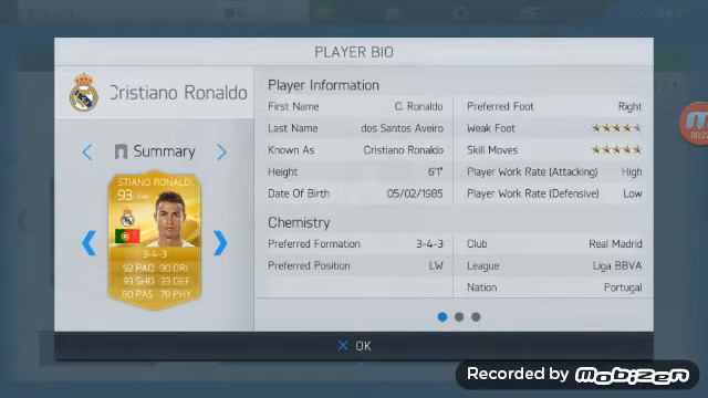 FIFA 16 RONALDO ANDROID IOS PLAYER EXCHANHES MOBIL