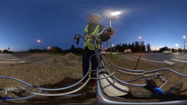 360 На велике. Набережная Георгия Седова Маймаксанское шоссе Победы всё без света. 27.08.2021
