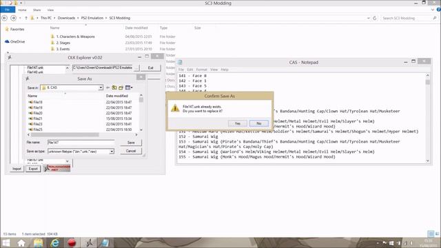 Soul Calibur III Modding Tutorial (Part 2: Modding CAS Mode)