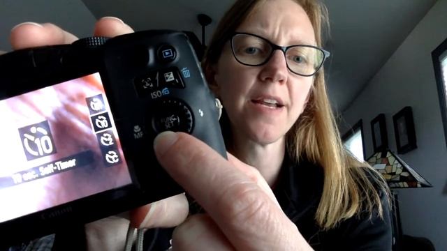 self timer mode on a digital camera