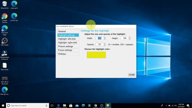 How to Highlight Mouse Pointer | Mouse Cursor Windows 10, 8,7