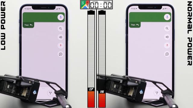 Low Power Mode vs. Normal Power Mode Battery Test