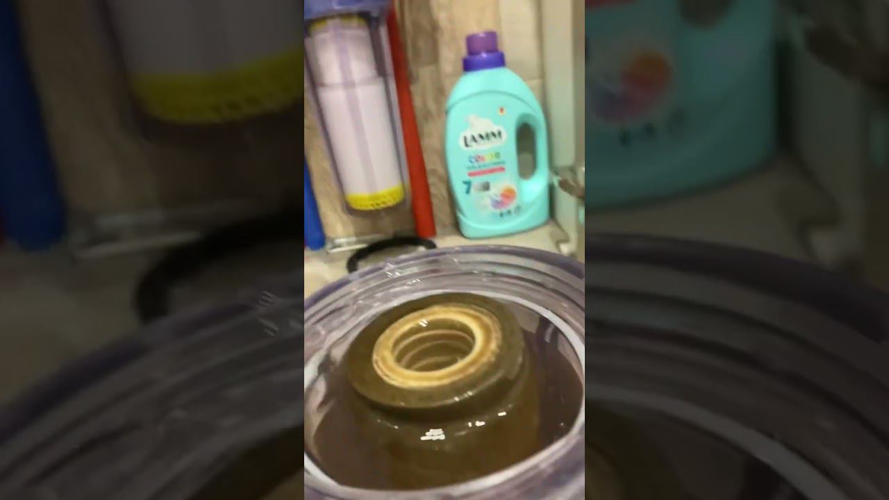 Фильтры для воды через 2 недели после замены