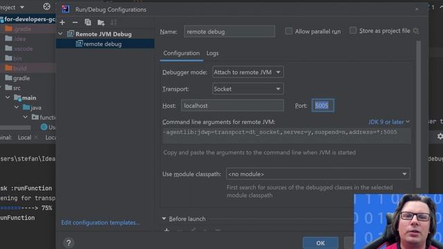 How to Debug Google Java Cloud function - Locally?
