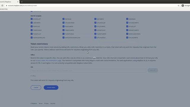How to generate MAP BOX API token