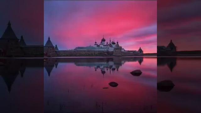 100 чудес России. 55-56. Соловецкие острова: Соловецкий монастырь и Соловецкие лабиринты