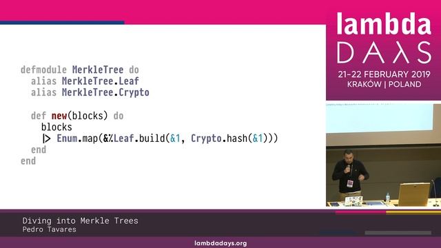 Pedro Tavares - Diving into Merkle Trees | Lambda Days 2019