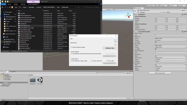 Metal Gear Solid V - How to create / import custom weapons