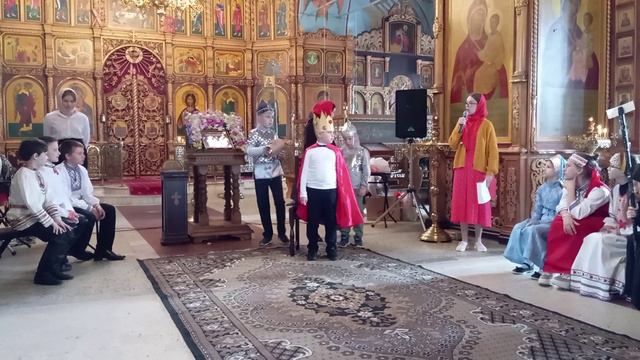 Пасхальный утренник в воскресной школе Казанского храма г. Грязи