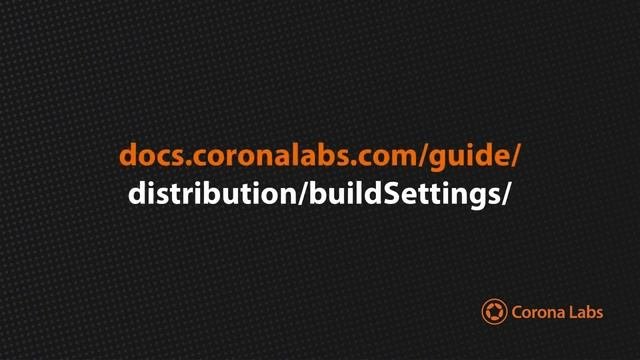 Corona University   Building for Android using Corona SDK