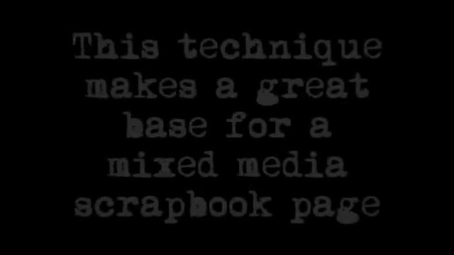 A Texture Technique with Corrugated Cardboard from Gauche Alchemy