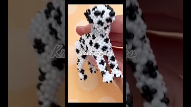 Далматинец #бисер #амигуруми #beads