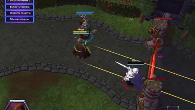 Heroes Of The Storm Эпизод с игры 11. Атакуем стену