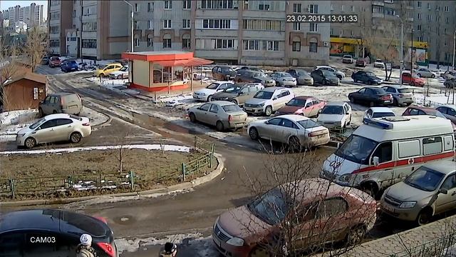 Дневное видео с AHD-камеры SVplus на базе модуля 1/4" Aptina AR0141