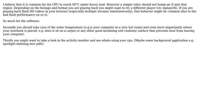 Apple: MacBook Pro CPU temperature is over 90 degrees while playing video (5 Solutions!!)