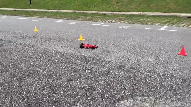 Tamiya Ferrari 412T1 F103 Chassis Car Park Run
