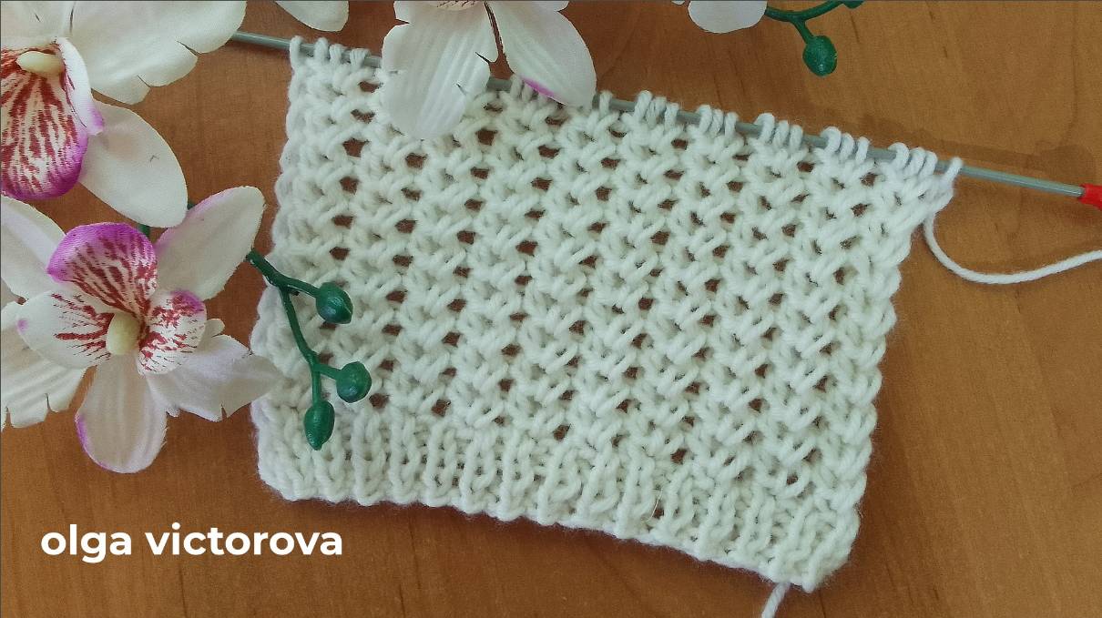 Рельефный узор спицами 225 Вязание Узоры спицами Knitting patterns