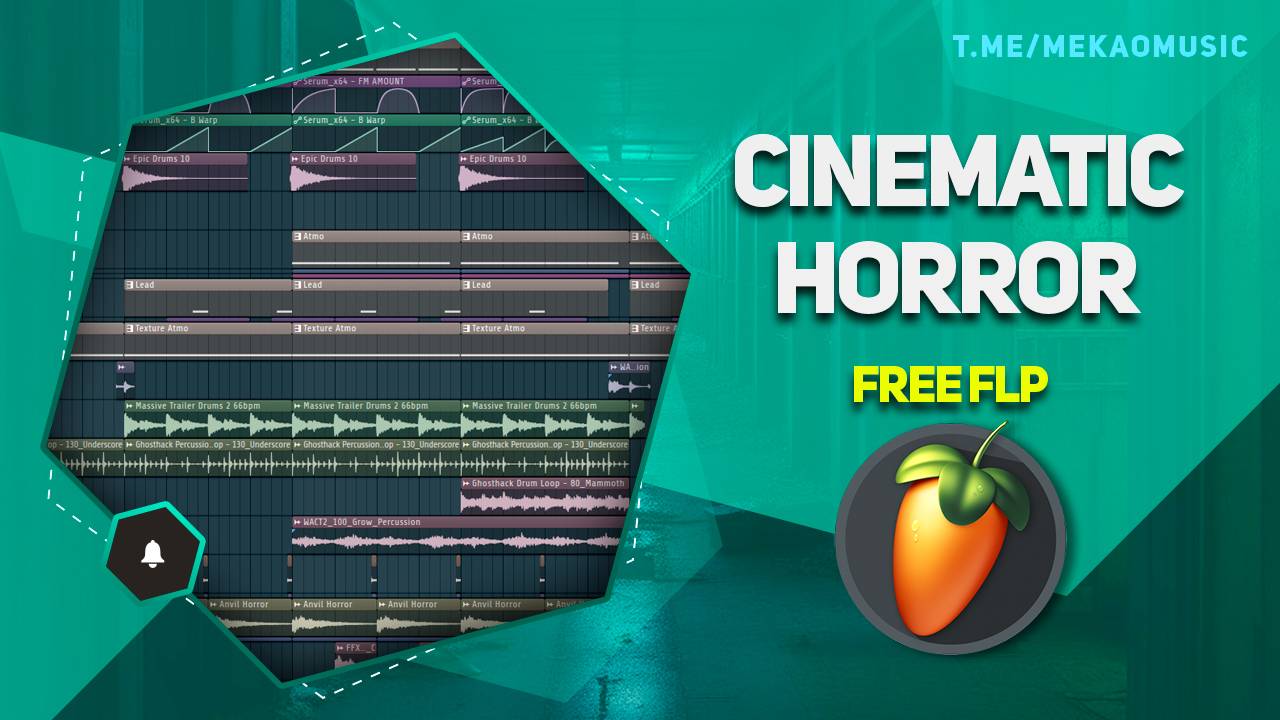 Хоррор музыка в Фл Студио/Cinematic Horror in FL Studio + (Free FLP/Бесплатный FLP)