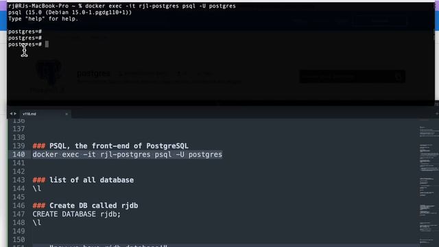 #Docker | Docker Intro & PostgreSQL Image | #postgresql #database #도커