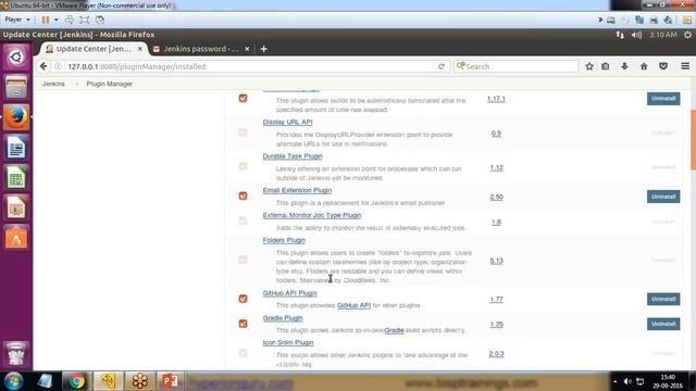 How to configure plugins in Jenkins