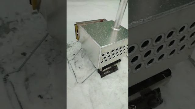теплообменник в зимнюю палатку из алюминия