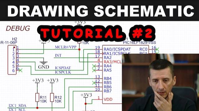 Tutorial #2: Drawing Schematic and Connecting Microcontroller + Accelerometer ( EasyEDA )