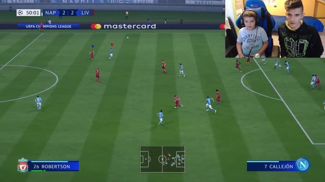NAPOLI vs LIVERPOOL - CHAMPIONS LEAGUE CONTRO MIO FRATELLO! - Fifa 19