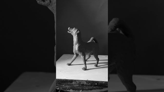 Собака для скульптурной композиции Пастушок