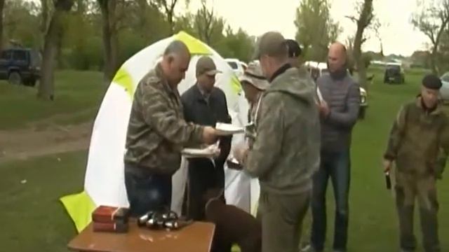 Награждение участников выставки собак охотничьих пород 2016 год